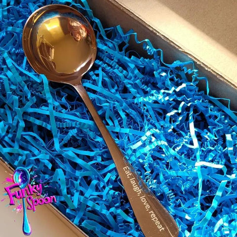 Funky Spoon grawerowana łyżka z afirmacją, Rose Gold 19cm, Eat, Love, Laugh, Repeat by Funky Flavors (funky-spoon-grawerowana-lyzka-z-afirmacja-rose-gold-19cm-eat-love-laugh-repeat)