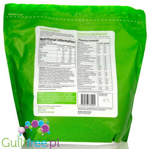 TBJP Vegan Protein Chocolate Caramel Nut 2KG - wegańska odżywka białkowa bez cukru z witaminami i minerałami by TBJP (tbjp-vegan-protein-chocolate-caramel-nut-2kg-weganska-odzywka-bialkowa-bez-cukru-z-witaminami-i-mineralami)