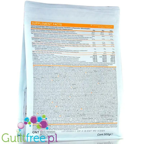 QNT Life Whey Protein White Chocolate - odżywka białkowa z błonnikiem i BCAA, smak Biała Czekolada by QNT (qnt-life-whey-protein-white-chocolate-odzywka-bialkowa-z-blonnikiem-i-bcaa-smak-biala-czekolada)