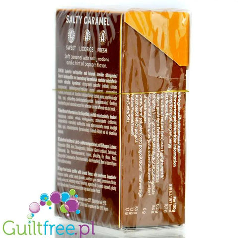Läkerol Salty Caramel 75g - lukrecja bez cukru o smaku popcornu i słonego karmelu by Läkerol (laekerol-salty-caramel-75g-lukrecja-bez-cukru-o-smaku-popcornu-i-slonego-karmelu)