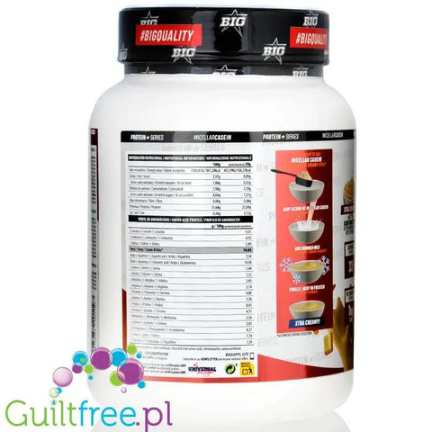 BIG® Micellar Casein, Mowgly White Chocolate 1kg - kazeina z Lacprodan MicelPure®, Biała Czekolada & Maślany Herbatnik by MAX Protein® (big-micellar-casein-mowgly-white-chocolate-1kg-kazeina-z-lacprodan-micelpure-biala-czekolada-maslany-herbatnik)
