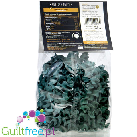 Bartolini Artisan Pasta - makaron z semoliny ze spiruliną, świderki by Bartollini (bartolini-artisan-pasta-makaron-z-semoliny-ze-spirulina-swiderki)