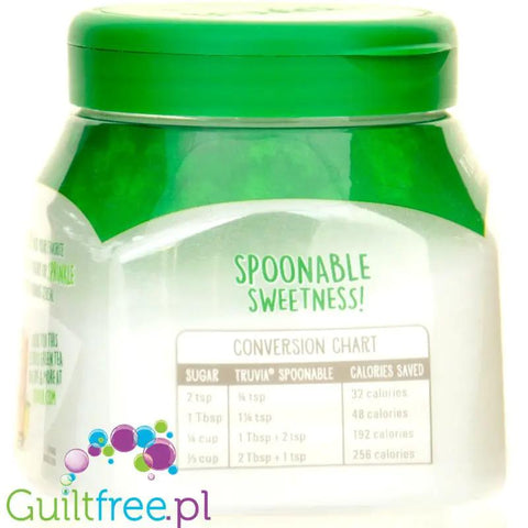 Truvia Stevia Leaf 280g USA - naturalny słodzik w kryształkach 0kcal ze stewią i erytrytolem by Truvia (truvia-stevia-leaf-280g-usa-naturalny-slodzik-w-krysztalkach-0kcal-ze-stewia-i-erytrytolem)