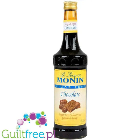 Monin Sugar Free Chocolate Syrup, 0,75L USA - syrop bez cukru i kalorii do kawy, smak czekoladowy by Monin (monin-sugar-free-chocolate-syrup-075l-usa-syrop-bez-cukru-i-kalorii-do-kawy-smak-czekoladowy)