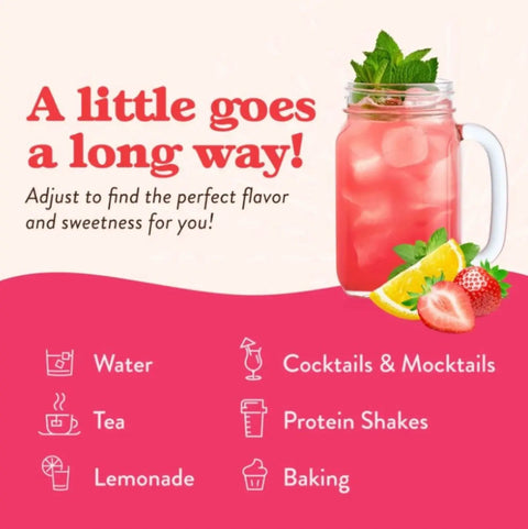 Jordan's Skinny Syrups Strawberry Lemonade - skoncentrowany syrop bez cukru do przygotowania lemoniady by Skinny Mixes Jordan's (jordan-s-skinny-syrups-strawberry-lemonade-skoncentrowany-syrop-bez-cukru-do-przygotowania-lemoniady)