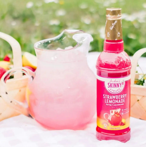 Jordan's Skinny Syrups Strawberry Lemonade - skoncentrowany syrop bez cukru do przygotowania lemoniady by Skinny Mixes Jordan's (jordan-s-skinny-syrups-strawberry-lemonade-skoncentrowany-syrop-bez-cukru-do-przygotowania-lemoniady)