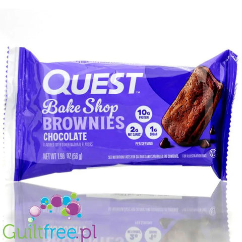 Quest Bakery Shop Chocolate Brownie - proteinowe brownie z czekoladą 10g białka by Quest Nutrition (quest-bakery-shop-chocolate-brownie-proteinowe-brownie-z-czekolada-10g-bialka)