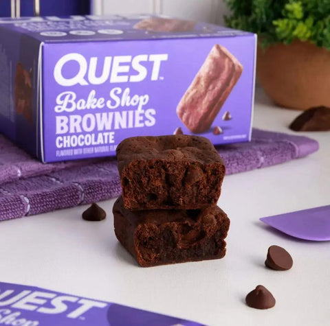 Quest Bakery Shop Chocolate Brownie - proteinowe brownie z czekoladą 10g białka by Quest Nutrition (quest-bakery-shop-chocolate-brownie-proteinowe-brownie-z-czekolada-10g-bialka)