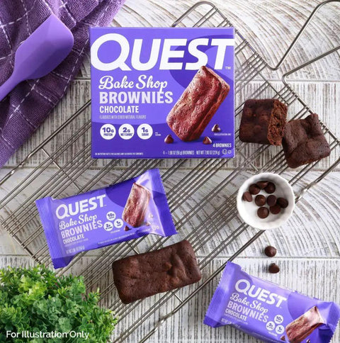 Quest Bakery Shop Chocolate Brownie - proteinowe brownie z czekoladą 10g białka by Quest Nutrition (quest-bakery-shop-chocolate-brownie-proteinowe-brownie-z-czekolada-10g-bialka)