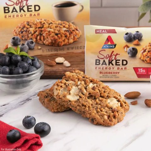 Atkins Meal Soft Baked Blueberry - proteinowy baton śniadaniowy 190kcal & 15g białka by Atkins (atkins-meal-soft-baked-blueberry-proteinowy-baton-sniadaniowy-190kcal-15g-bialka)