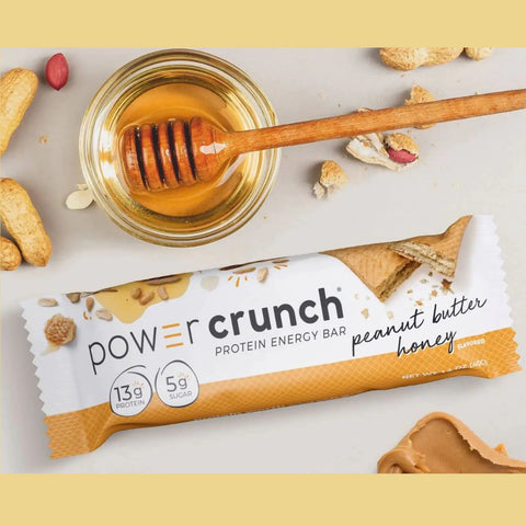 Power Crunch Peanut Butter Honey PUDEŁKO x 12 SZT - proteinowe wafelki ze stewią by Power Crunch (power-crunch-peanut-butter-honey-pudelko-x-12-szt-proteinowe-wafelki-ze-stewia)