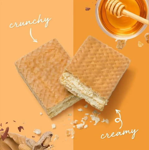 Power Crunch Peanut Butter Honey PUDEŁKO x 12 SZT - proteinowe wafelki ze stewią by Power Crunch (power-crunch-peanut-butter-honey-pudelko-x-12-szt-proteinowe-wafelki-ze-stewia)