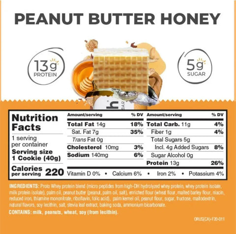 Power Crunch Peanut Butter Honey PUDEŁKO x 12 SZT - proteinowe wafelki ze stewią by Power Crunch (power-crunch-peanut-butter-honey-pudelko-x-12-szt-proteinowe-wafelki-ze-stewia)