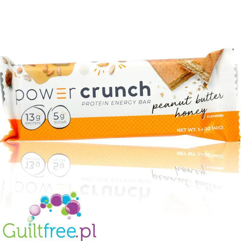 Power Crunch Peanut Butter Honey - proteinowy wafelek ze stewią 13g białka, Masło Orzechowe & Miód by Power Crunch (power-crunch-peanut-butter-honey-proteinowy-wafelek-ze-stewia-13g-bialka-maslo-orzechowe-miod)