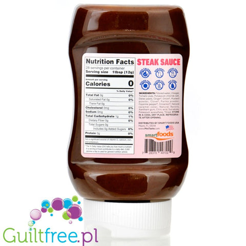 Mrs Taste Zero Calorie Steak Sauce - aromatyczny sos do steków bez cukru i tłuszczu 37kcal by Mrs Taste (mrs-taste-zero-calorie-steak-sauce-aromatyczny-sos-do-stekow-bez-cukru-i-tluszczu-37kcal)