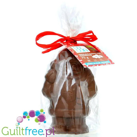 RAW COCOA Mikołaj z wegańskiej czekolady kokosowej bez dodatku cukru, słodzony tylko erytrolem by COCOA RAW (raw-cocoa-mikolaj-z-weganskiej-czekolady-kokosowej-bez-dodatku-cukru-slodzony-tylko-erytrolem)
