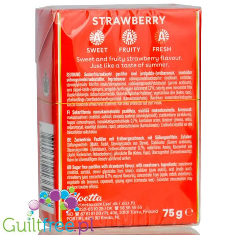 Läkerol Strawberry 75g - skandynawska wegańska lukrecja bez cukru o smaku truskawkowym by Läkerol (laekerol-strawberry-75g-skandynawska-weganska-lukrecja-bez-cukru-o-smaku-truskawkowym)