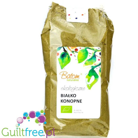 Batom Białko Konopne 0,5KG - czyste organiczne białko konopne bez słodzików i aromatów, 50% białka by Batom (batom-bialko-konopne-05kg-czyste-organiczne-bialko-konopne-bez-slodzikow-i-aromatow-50-bialka)
