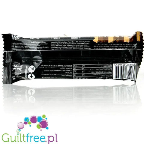 Warrior Raw Protein Flapjack Double Chocolate - owsiany baton białkowy ultra mało cukru by Warrior Crunch (warrior-raw-protein-flapjack-double-chocolate-owsiany-baton-bialkowy-ultra-malo-cukru)