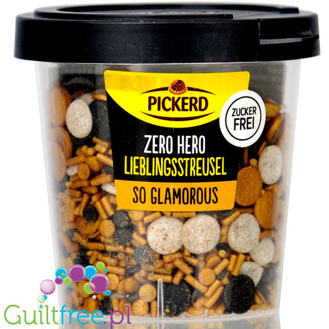Pickerd Dekor Zero Hero So Glamorous - kolorowa posypka 'cukrowa' bez cukru, Złoto & Srebro by Pickerd (pickerd-dekor-zero-hero-so-glamorous-kolorowa-posypka-cukrowa-bez-cukru-zloto-srebro)