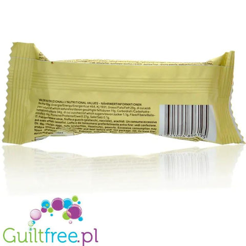 Wana WaffAnd'Cream White Chocolate & Gianduja Cream - bezglutenowy wafelek w czekoladzie z kremem proteinowym 12g białka by Wanasweets (wana-waffand-cream-white-chocolate-gianduja-cream-bezglutenowy-wafelek-w-czekoladzie-z-kremem-proteinowym-12g-bialka)