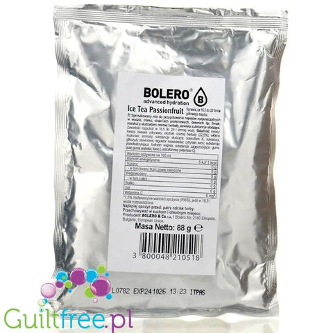 Bolero Drink XXL Ice Tea Passionfruit (Marakuja) - proszek do napojów instant ze stewią, mix na 20 litrów by Bolero Drink (bolero-drink-xxl-ice-tea-passionfruit-marakuja-proszek-do-napojow-instant-ze-stewia-mix-na-20-litrow)