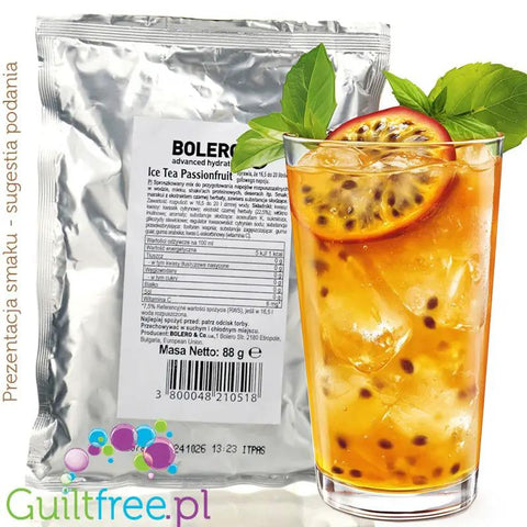 Bolero Drink XXL Ice Tea Passionfruit (Marakuja) - proszek do napojów instant ze stewią, mix na 20 litrów by Bolero Drink (bolero-drink-xxl-ice-tea-passionfruit-marakuja-proszek-do-napojow-instant-ze-stewia-mix-na-20-litrow)