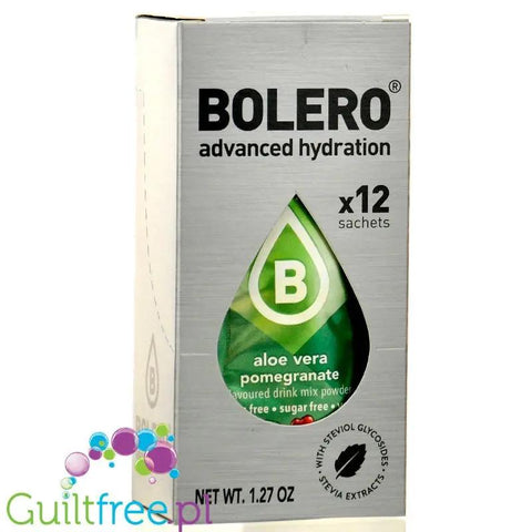 Bolero Sticks Aloe Vera Pomegranate 12 x 3g - saszetki instant do napojów bez cukru z aloesem by Bolero Drink (bolero-sticks-aloe-vera-pomegranate-12-x-3g-saszetki-instant-do-napojow-bez-cukru-z-aloesem)