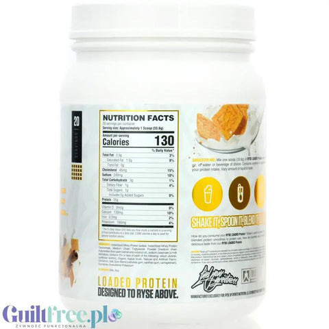 Ryse Loaded Protein Cinnamon Toast 0,67kg - odżywka białkowa z WPC i WPI, 25g białka by Ryse (ryse-loaded-protein-cinnamon-toast-0-67kg-odzywka-bialkowa-z-wpc-i-wpi-25g-bialka)