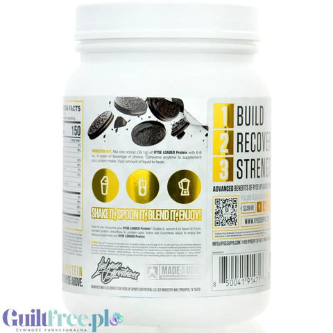 Ryse Loaded Protein Chocolate Cookie Blast 0,78kg - odżywka białkowa z WPC i WPI, 25g białka by Ryse (ryse-loaded-protein-chocolate-cookie-blast-078kg-odzywka-bialkowa-z-wpc-i-wpi-25g-bialka)