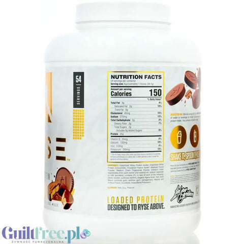 Ryse Loaded Protein Chocolate Peanut Butter Cup 1,8KG - odżywka białkowa z WPC i WPI, 25g białka by Ryse (ryse-loaded-protein-chocolate-peanut-butter-cup-18kg-odzywka-bialkowa-z-wpc-i-wpi-25g-bialka)