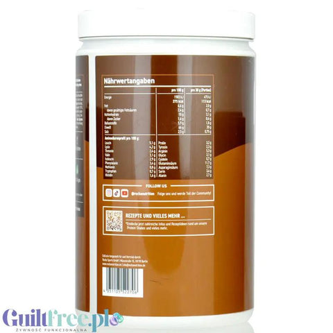 Rocka Nutrition Protein Shake Double Chocolate 0,9kg - wegańska odżywka białkowa 4 źródeł białka, bez soi i glutenu by Rocka Nutrition (rocka-nutrition-protein-shake-double-chocolate-09kg-weganska-odzywka-bialkowa-4-zrodel-bialka-bez-soi-i-glutenu)