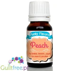 Funky Flavors Basic Peach 10ml - brzoskwiniowe kropelki aromatyzujące bez kalorii, cukru i słodzików by Funky Flavors (funky-flavors-peach-brzoskwinia-aromat-bez-cukru-bez-tluszczu)