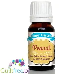 Funky Flavors Basic Peanut 10ml - Orzechy Ziemne - Fistaszkowe kropelki aromatyzujące bez cukru i słodzików by Funky Flavors (funky-flavors-peanut-orzechy-ziemne-aromat-bez-cukru-bez-tluszczu)