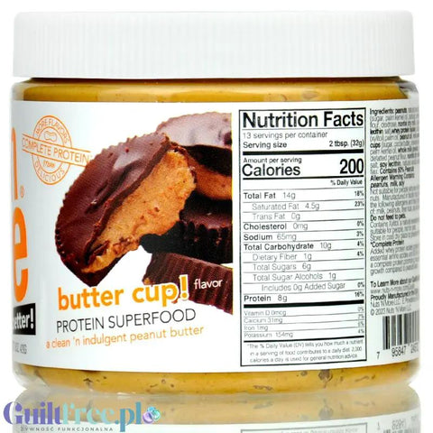 Nuts 'N More Peanut Butter Cup - masło orzechowe z białkiem serwatkowym WPI i z ksylitolem by Nuts'n more (nuts-n-more-peanut-butter-cup-maslo-orzechowe-z-bialkiem-serwatkowym-wpi-i-z-ksylitolem)