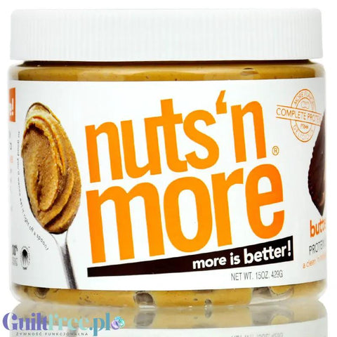 Nuts 'N More Peanut Butter Cup - masło orzechowe z białkiem serwatkowym WPI i z ksylitolem by Nuts'n more (nuts-n-more-peanut-butter-cup-maslo-orzechowe-z-bialkiem-serwatkowym-wpi-i-z-ksylitolem)