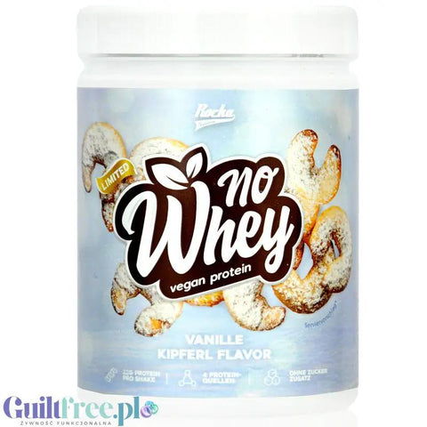 Rocka Nutrition NO WHEY Christmas Cookie 300g - wegańska odżywka białkowa 5 źródeł białka, bez glutenu by Rocka Nutrition (rocka-nutrition-no-whey-vanille-kipferl-300g-weganska-odzywka-bialkowa-5-zrodel-bialka-bez-glutenu)