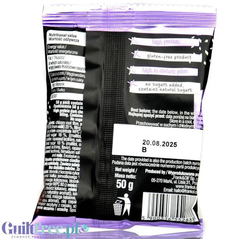 Frank & Oli High Protein Double Chocolate Cookie - proteinowe ciastko bez cukru z białą i ciemną czekoladą by Frank & Oli (frank-oli-high-protein-double-chocolate-cookie-proteinowe-ciastko-bez-cukru-z-biala-i-ciemna-czekolada)