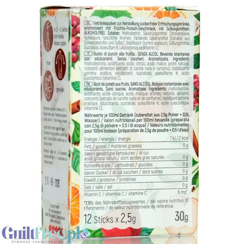 InStick Fruit Punch Sticks - rozpuszczalna saszetka smakowa do napoi bez cukru, Poncz Owocowy by INSTICK (instick-fruit-punch-sticks-rozpuszczalna-saszetka-smakowa-do-napoi-bez-cukru-poncz-owocowy)