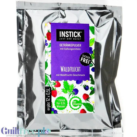 InStick Forest Fruit XXL - koncentrat napoju w proszku bez cukru na 18L, Owoce Leśne by INSTICK (instick-forest-fruit-xxl-koncentrat-napoju-w-proszku-bez-cukru-na-18l-owoce-lesne)