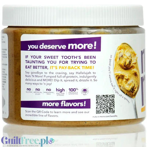 Nuts 'n More Cinnamon Raisin Almond Butter - masło migdałowe z WPI i ksylitolem, z cynamonem i rodzynkami by Nuts'n more (nuts-n-more-cinnamon-raisin-almond-butter-maslo-migdalowe)