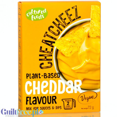 Cheatcheez Plant Cheddar Cheese - wegańska mieszanka na sos i dip o smaku serowym by Cultured Foods (cheatcheez-plant-cheddar-cheese-weganska-mieszanka-na-sos-i-dip-o-smaku-serowym)