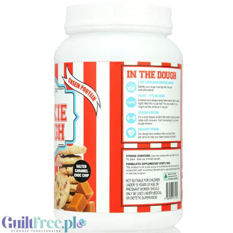 Adonis Cookie Dough Casein Protein, Salted Caramel Choc Chip 1kg - proteinowa masa ciasteczkowa z czekoladą by Adonis Gear (adonis-cookie-dough-casein-protein-salted-caramel-choc-chip-1kg-proteinowa-masa-ciasteczkowa-z-czekolada)