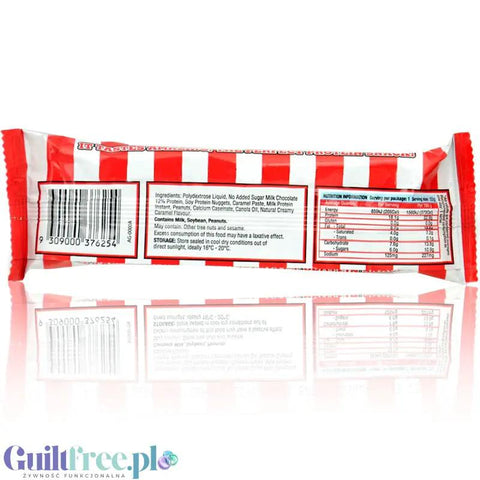 Adonis Cookie Dough Chunky Bar, Salted Caramel Peanut - proteinowy baton z kazeiną 18,1g białka & 205kcal by Adonis Gear (adonis-cookie-dough-chunky-bar-salted-caramel-peanut-proteinowy-baton-181g-bialka-205kcal)
