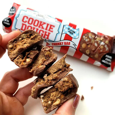 Adonis Cookie Dough Chunky Bar, Double Choc Hazelnut - proteinowy baton, 15,5g białka & 204kcal by Adonis Gear (adonis-cookie-dough-chunky-bar-double-choc-hazelnut-proteinowy-baton-155g-bialka-204kcal)