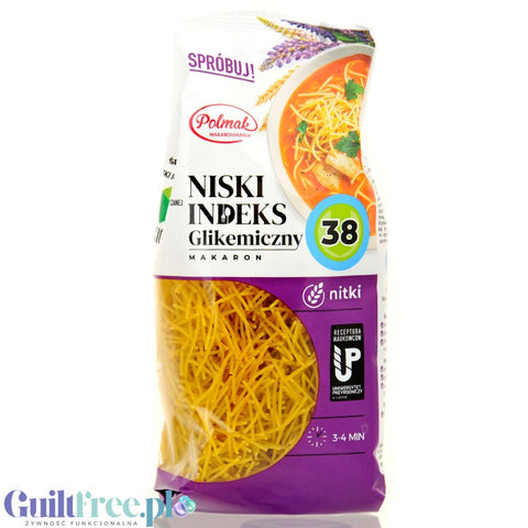 Makaroniarnia Polmak Nitki - makaron z niskim indeksem glikemicznym IG38 by Makaroniarnia Polmak (makaroniarnia-polmak-nitki-makaron-z-niskim-indeksem-glikemicznym-ig38)