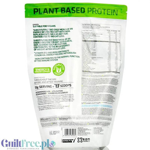 USN DietFuel Vegan Protein Meal Replacement Vanilla - wegański koktajl białkowy, substytut posiłku na redukcji by USN (Ultimate Sports Nutrition) (usn-dietfuel-vegan-protein-meal-replacement-vanilla-weganski-koktajl-bialkowy-substytut-posilku-na-redukcji)