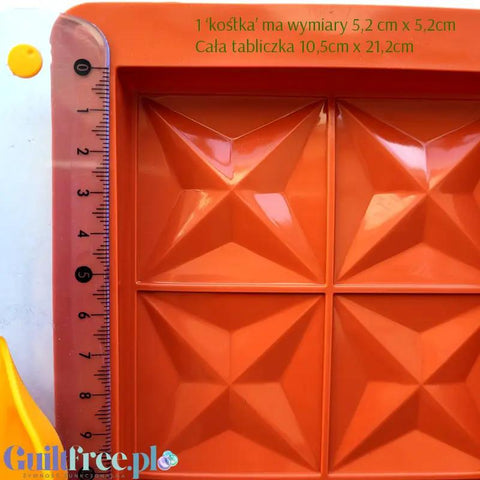 Silikonowa foremka do Dubai Chocolate - gruba tabliczka 1,5cm dubajska czekolada by Funky Flavors (silikonowa-foremka-do-dubai-chocolate-gruba-tabliczka-15cm-dubajska-czekolada)