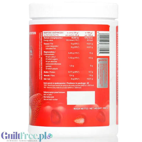 7Nutrition Strawberry Jam - truskawkowy dżem frużelina bez dodatku cukru tylko 42kcal by 7Nutrition (7nutrition-strawberry-jam-truskawkowy-dzem-fruzelina-bez-dodatku-cukru-tylko-42kcal)