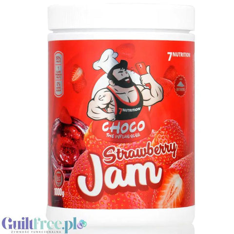 7Nutrition Strawberry Jam - truskawkowy dżem frużelina bez dodatku cukru tylko 42kcal by 7Nutrition (7nutrition-strawberry-jam-truskawkowy-dzem-fruzelina-bez-dodatku-cukru-tylko-42kcal)